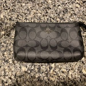 Coach Signature chain wristlet